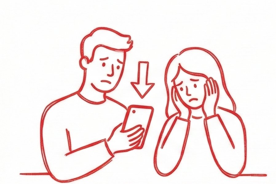 発信中だけど悩んでる